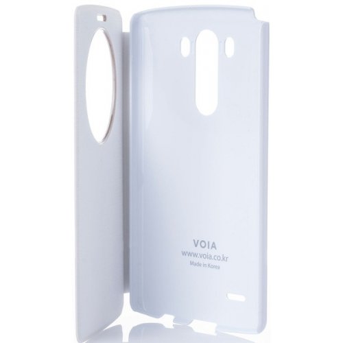 Чехол Чехол VOIA LG G3 D855 Flip Case White купить в Украине: Киев, Днепр, Харьков, Одесса  | Низкая цена, отзывы, характеристики от TELEMART фото
