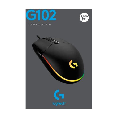 Photo Mouse Logitech G102 Lightsync (910-005823) Black