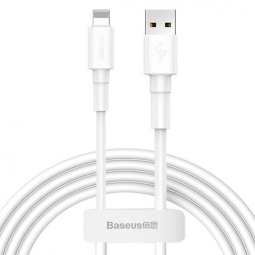 

Baseus Mini USB to Lightning 1m 2.4A Data/Charge (CALSW-02) White