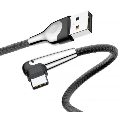 

Baseus MVP Elbow Type Cable USB to USB Type-C 2m 1.5A Data/Charge (CATMVP-B01) Black