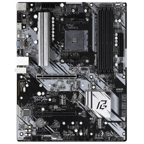 Photo Motherboard AsRock B550 Phantom Gaming 4 (sAM4, AMD B550)