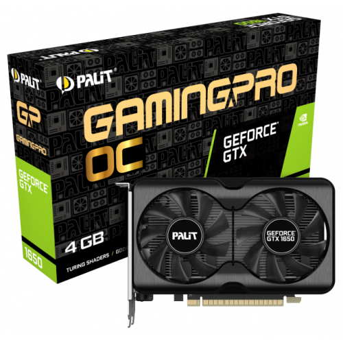 Фото Відеокарта Palit GeForce GTX 1650 Gaming Pro OC 4096MB (NE61650S1BG1-1175A)