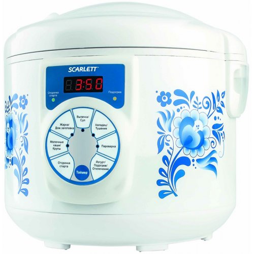 Мультиварка Scarlett SC-411 Blue купить в Украине: Киев, Днепр, Харьков, Одесса  | Низкая цена, отзывы, характеристики от TELEMART фото