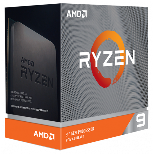Фото Процессор AMD Ryzen 9 3900XT 4.1(4.8)GHz 64MB sAM4 Box (100-100000277WOF)