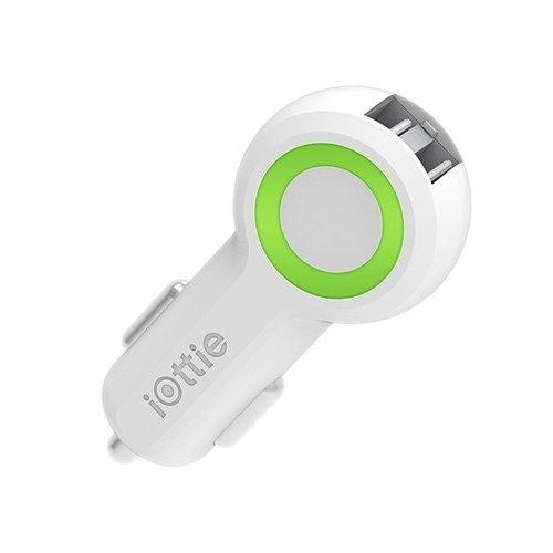 Автомобильное зарядное устройство iOttie RapidVolt 2xUSB 2.5A (CHCRIO101WH) White купить в Украине: Киев, Днепр, Харьков, Одесса  | Низкая цена, отзывы, характеристики от TELEMART фото