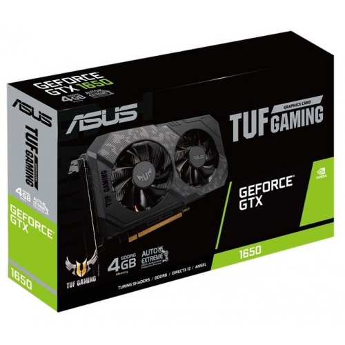 Фото Відеокарта Asus TUF GeForce GTX 1650 Gaming 4096MB (TUF-GTX1650-4GD6-GAMING)