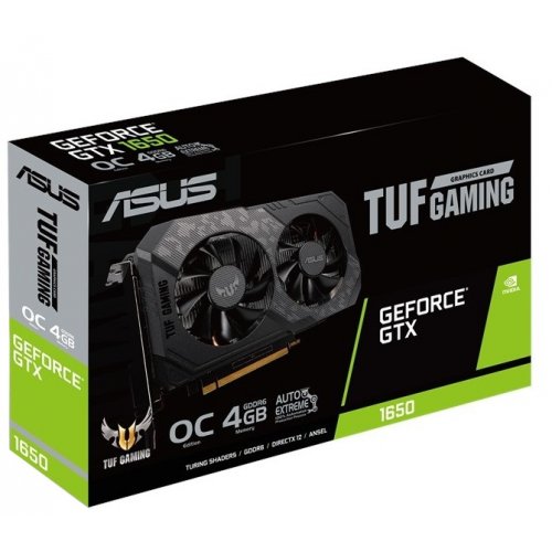 Продать Видеокарта Asus TUF GeForce GTX 1650 Gaming OC 4096MB (TUF-GTX1650-O4GD6-GAMING) по Trade-In интернет-магазине Телемарт - Киев, Днепр, Украина фото