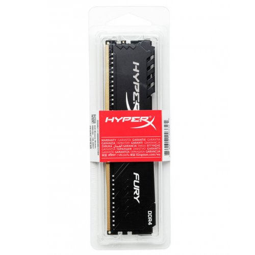 Продати ОЗП HyperX DDR4 16GB 2400Mhz Fury Black (HX424C15FB4/16) за Trade-In у інтернет-магазині Телемарт - Київ, Дніпро, Україна фото