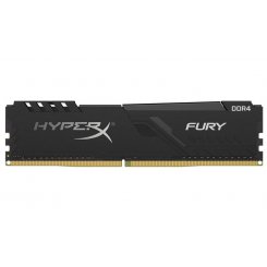 Фото HyperX DDR4 16GB 2666Mhz Fury Black (HX426C16FB4/16)