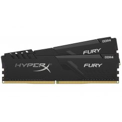 Фото HyperX DDR4 32GB (2x16GB) 2666Mhz Fury Black (HX426C16FB4K2/32)