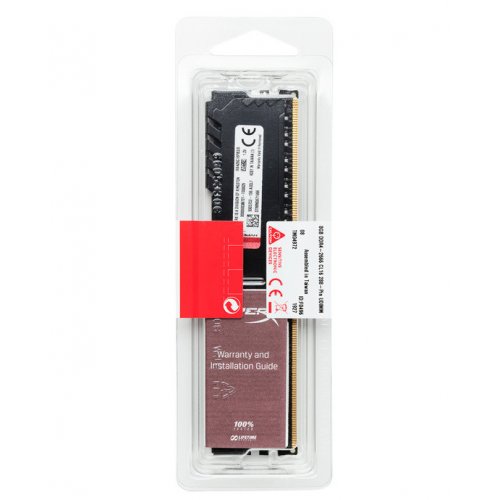 Фото ОЗП HyperX DDR4 16GB 3200Mhz Fury Black (HX432C16FB4/16)