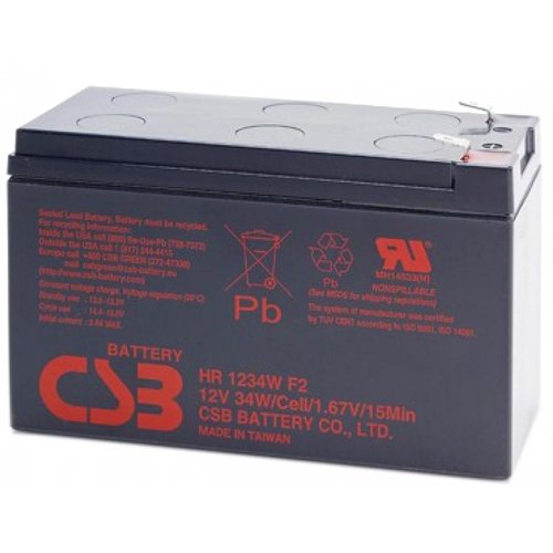 Купить Аккумуляторная батарея CSB 12V 9Ah (HR1234WF2) - цена в Харькове, Киеве, Днепре, Одессе
в интернет-магазине Telemart фото