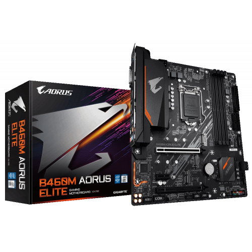 Продать Материнская плата Gigabyte B460M AORUS ELITE (s1200, Intel B460) по Trade-In интернет-магазине Телемарт - Киев, Днепр, Украина фото