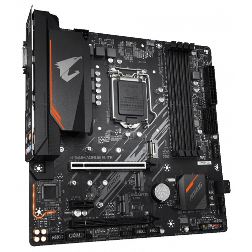 Продать Материнская плата Gigabyte B460M AORUS ELITE (s1200, Intel B460) по Trade-In интернет-магазине Телемарт - Киев, Днепр, Украина фото