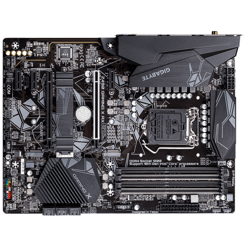 Photo Motherboard Gigabyte Z490 GAMING X AX (s1200, Intel Z490)
