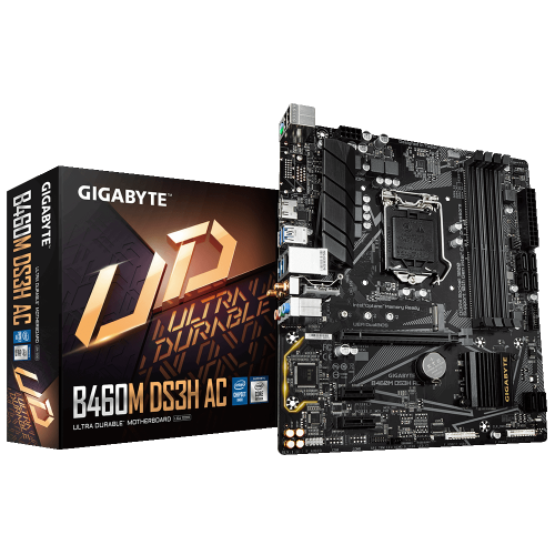Продати Материнська плата Gigabyte B460M DS3H AC (s1200, Intel B460) за Trade-In у інтернет-магазині Телемарт - Київ, Дніпро, Україна фото