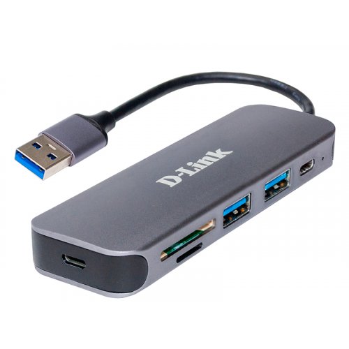 Купить USB-хаб D-Link USB 3.0 to USB 3.0 2-port with USB Type-C+ Card reader (DUB-1325) - цена в Харькове, Киеве, Днепре, Одессе
в интернет-магазине Telemart фото