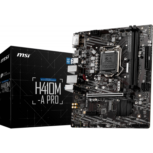 Photo Motherboard MSI H410M-A PRO (s1200, Intel H410)