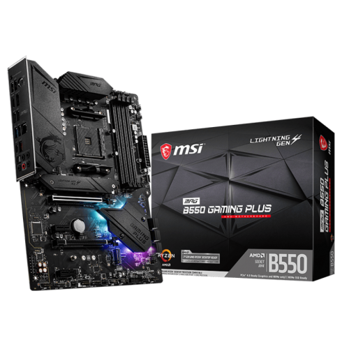 Фото Материнська плата MSI MPG B550 GAMING PLUS (sAM4, AMD B550)