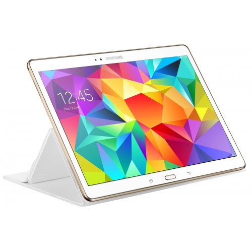 Чехол Samsung Book Cover для Galaxy Tab S 10.5 EF-BT800BWEGRU Dazzling White купити в Україні | Telemart фото