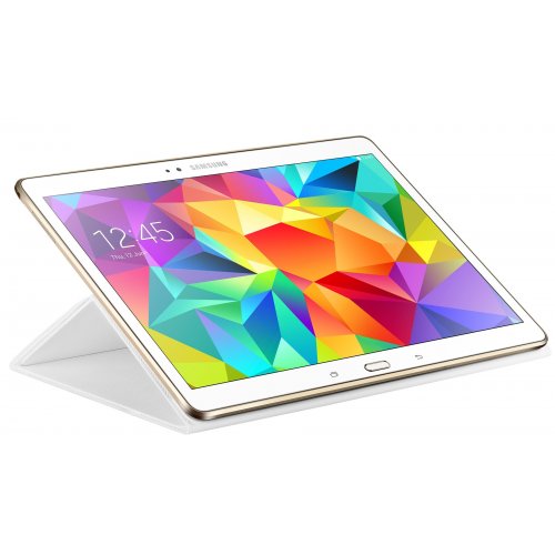 Чехол Samsung Book Cover для Galaxy Tab S 10.5 EF-BT800BWEGRU Dazzling White купити в Україні | Telemart фото