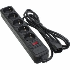 Мережевий фільтр PATRON 2 м 10A 5 розеток for UPS (EXT-PN-SP-1055U) Black