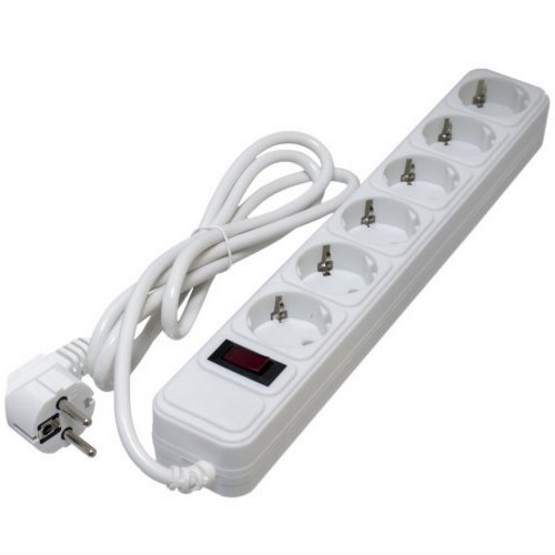 Сетевой фильтр PATRON 3 м 10A 6 розеток (EXT-PN-SP-1063W) White купить в Украине: Киев, Днепр, Харьков, Одесса  | Низкая цена, отзывы, характеристики от TELEMART фото