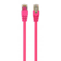 Патч-корд Cablexpert FTP, RJ45, Cat6 0.5m 50u (PP6-0.5M/RO) Pink