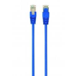 Патч-корд Cablexpert S-FTP, RJ45, Cat6a 0.5m LSZH (PP6A-LSZHCU-B-0.5M) Blue