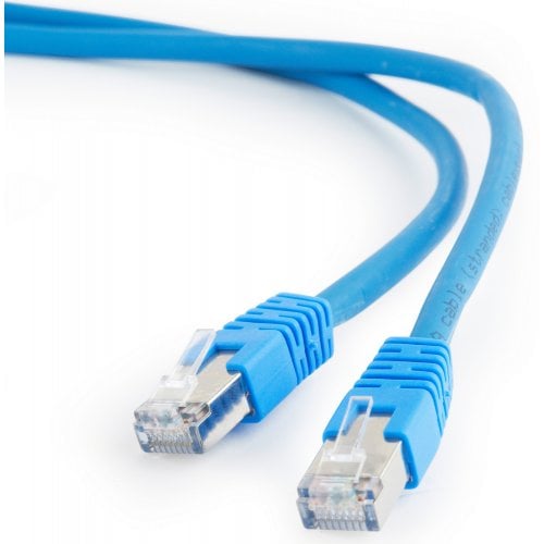 Купить Патч-корд Cablexpert S-FTP, RJ45, Cat6a 1m LSZH (PP6A-LSZHCU-B-1M) Blue - цена в Харькове, Киеве, Днепре, Одессе
в интернет-магазине Telemart фото