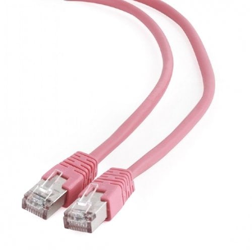 Купить Патч-корд Cablexpert FTP, RJ45, Cat6 0.25m 50u (PP6-0.25M/RO) Pink - цена в Харькове, Киеве, Днепре, Одессе
в интернет-магазине Telemart фото