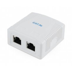 Розетка Cablexpert cat5e FTP 2 port surface mount box (NCAC-2F5E-01)