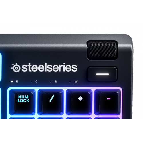 Фото Клавиатура SteelSeries Apex 3 Whisper-Quiet Switches (64805) Black