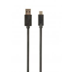 Кабель Cablexpert USB 3.0-USB Type-C AM-CM 3A 36W 0.5m (CCP-USB3-AMCM-0.5M) Black