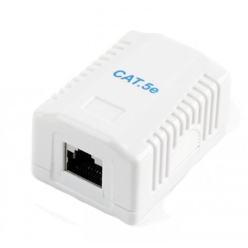 cablexpert Cablexpert cat5e FTP single port surface mount box (NCAC-1F5E-01)
