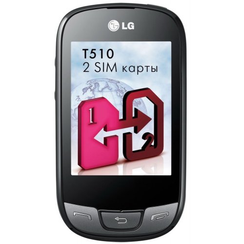 Купить Мобильный телефон LG T510 Urban Black - цена в Харькове, Киеве, Днепре, Одессе
в интернет-магазине Telemart фото