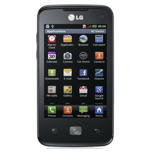Купить Смартфон LG Optimus Hub E510 Black - цена в Харькове, Киеве, Днепре, Одессе
в интернет-магазине Telemart фото