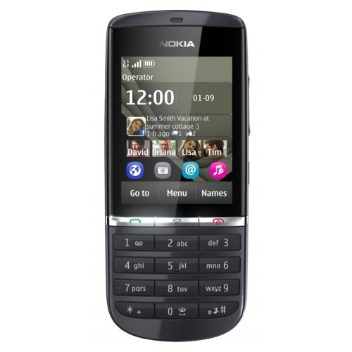 Купить Мобильный телефон Nokia Asha 300 Graphite - цена в Харькове, Киеве, Днепре, Одессе
в интернет-магазине Telemart фото