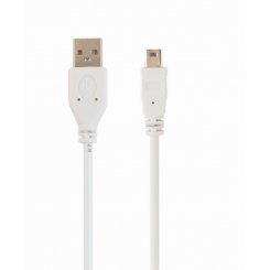 Кабель Cablexpert USB 2.0 AM-miniUSB 5pin 0.9m (CC-USB2-AM5P-3) White