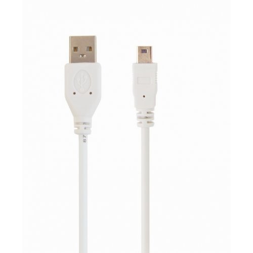 Купить Кабель Cablexpert USB 2.0 AM-miniUSB 5pin 0.9m (CC-USB2-AM5P-3) White - цена в Харькове, Киеве, Днепре, Одессе
в интернет-магазине Telemart фото