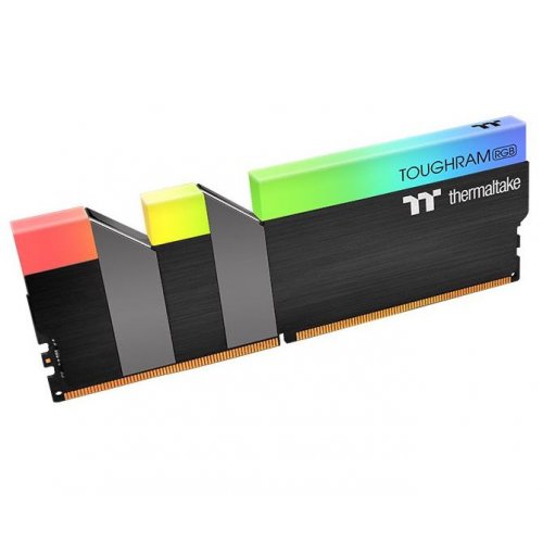 Продать ОЗУ Thermaltake DDR4 16GB (2x8GB) 3200Mhz TOUGHRAM RGB (R009D408GX2-3200C16A) Black по Trade-In интернет-магазине Телемарт - Киев, Днепр, Украина фото