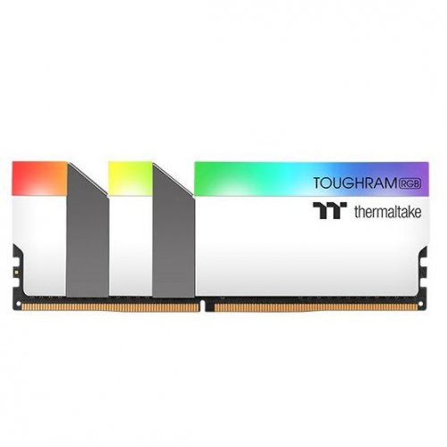 Фото ОЗП Thermaltake DDR4 16GB (2x8GB) 3200Mhz TOUGHRAM RGB (R022D408GX2-3200C16A) White