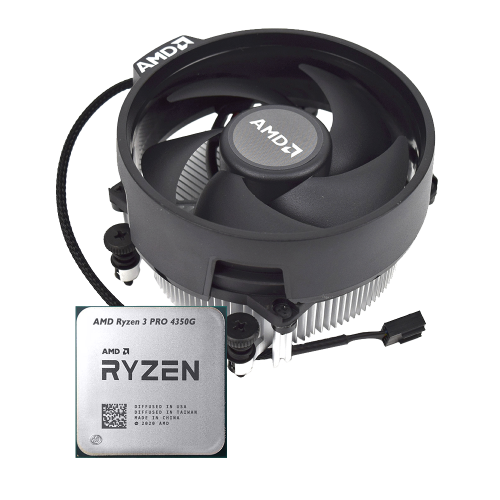 Фото Процессор AMD Ryzen 3 PRO 4350G 3.8(4.0)GHz 4MB sAM4 Multipack (100-100000148MPK)