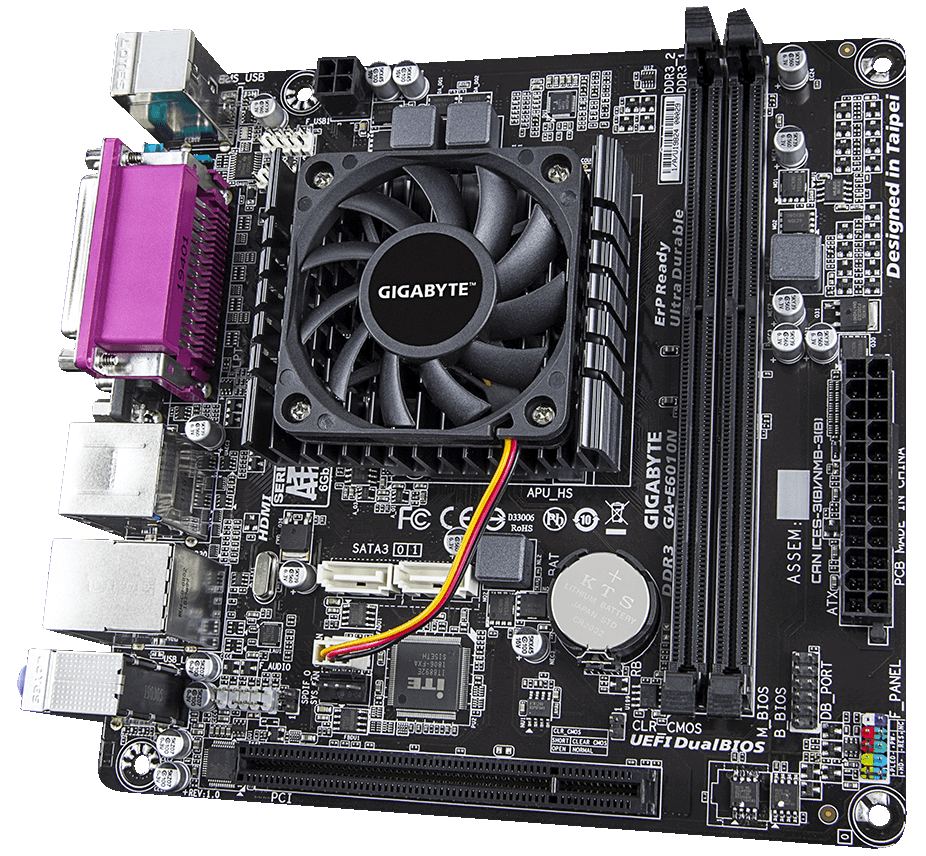 Продать Материнская плата Gigabyte GA-E6010N (AMD E1-6010) по Trade-In  интернет-магазине Телемарт - Киев, Днепр, Украина