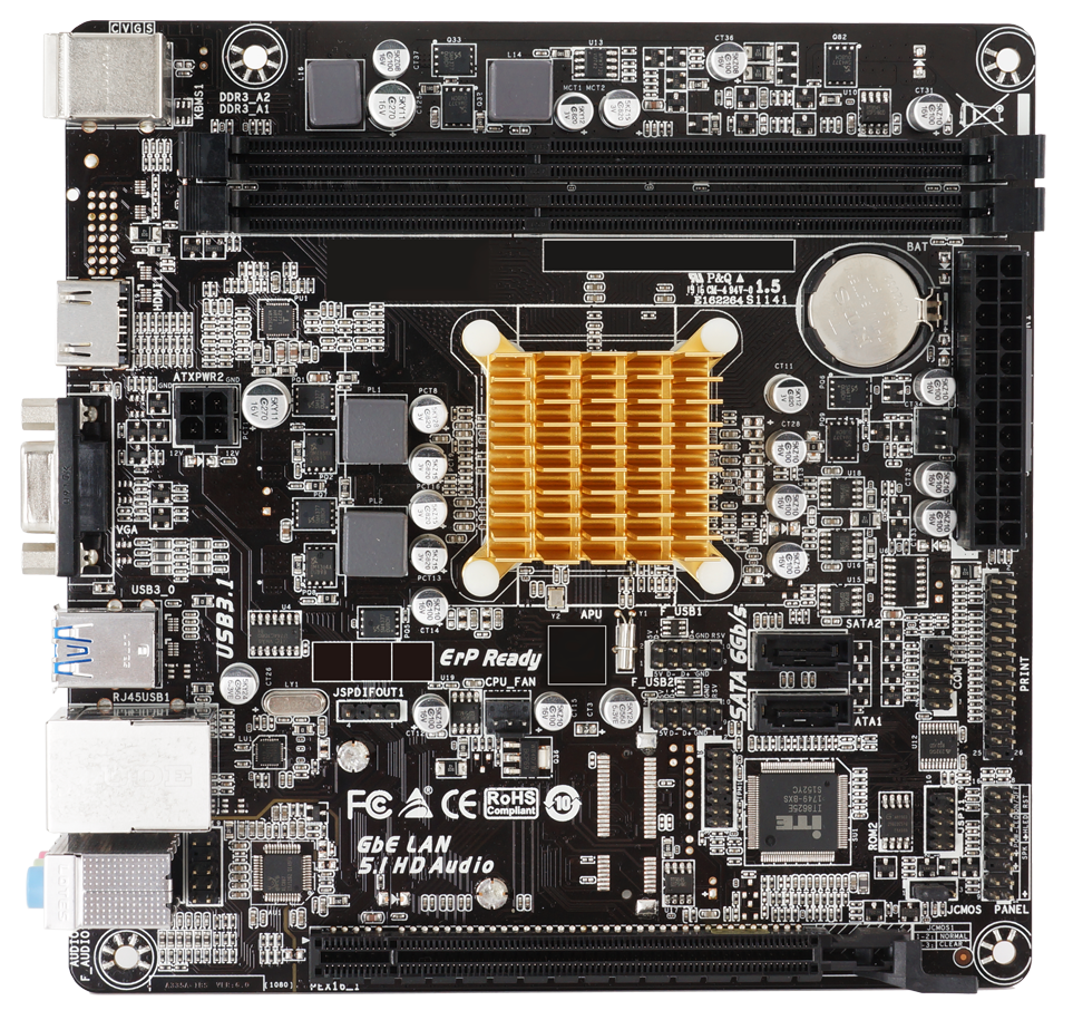 Материнская плата Biostar A68N-2100K Ver. 6.1 (AMD E1-6010) купить с ...