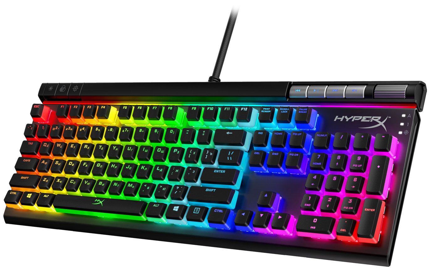 Сменные клавиши HyperX Pudding Keycaps (HKCPXABKRU/G) Black обзор