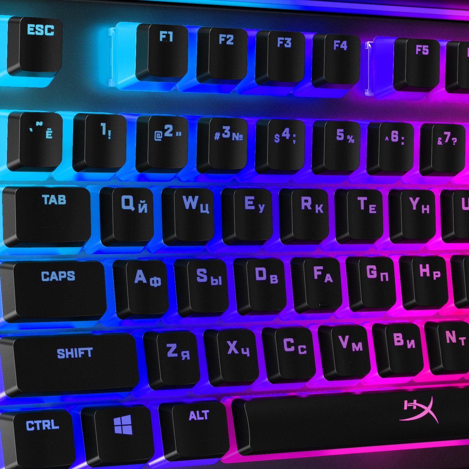 Сменные клавиши HyperX Pudding Keycaps (HKCPXABKRU/G) Black обзор
