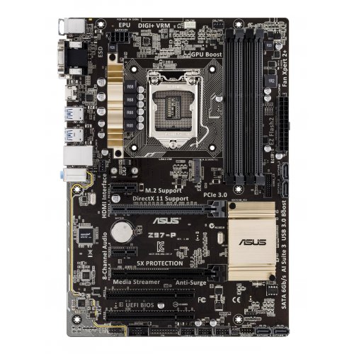 Продать Материнская плата Asus Z97-P (s1150, Intel Z97) по Trade-In интернет-магазине Телемарт - Киев, Днепр, Украина фото