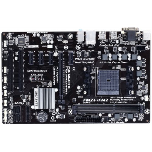 Продати Материнська плата Gigabyte GA-F2A58-DS3 (sFM2+, AMD A58) за Trade-In у інтернет-магазині Телемарт - Київ, Дніпро, Україна фото