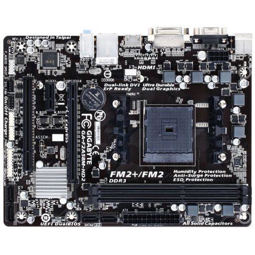 Продати Материнська плата Gigabyte GA-F2A58M-HD2 (sFM2+, AMD A58) за Trade-In у інтернет-магазині Телемарт - Київ, Дніпро, Україна фото